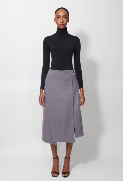 Céline S/S 2014 Wool Wrap Skirt - 1