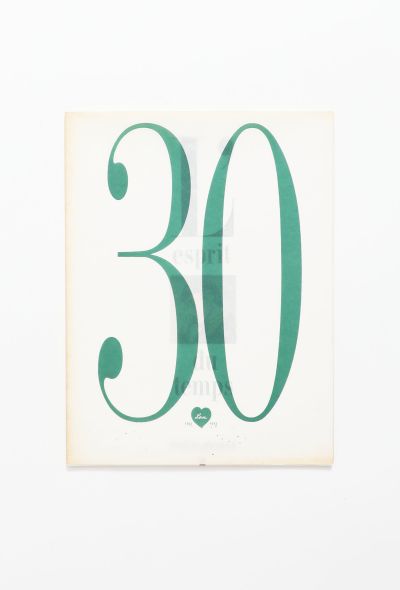 Saint Laurent L'Esprit du Temps, 30 Year Anniversary Catalogue - 1