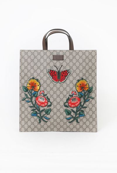                             GG Supreme Butterfly Tote Bag - 1