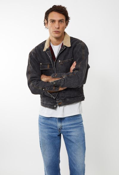 Men's Vintage '90s Ralph Lauren Denim Flannel-Lined Jacket - 1