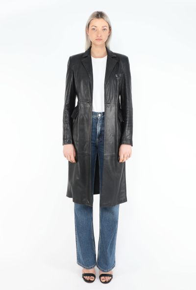 Emporio Armani '90s Lambskin Coat - 2