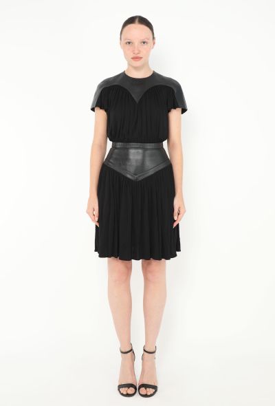 Louis Vuitton 2020 Basque Leather Dress - 1 Louis Vuitton 2020 Basque Leather Dress - 1