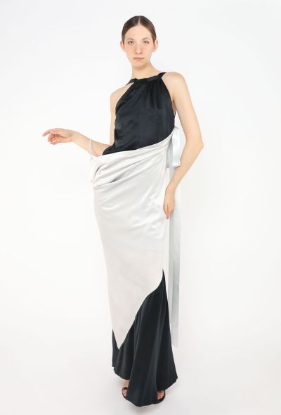 Chloé Early '90s Velvet Overlay Silk Gown - 2