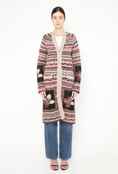 Chanel Pre-Fall 2009 Paris-Moscow Intarsia Cardigan - 1 Chanel Pre-Fall 2009 Paris-Moscow Intarsia Cardigan - 1