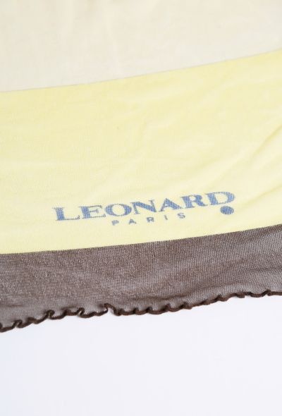                             Leonard Floral & Geometric Print Scarf - 2