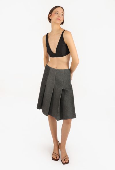 Prada Pleated Flared Skirt, F/W 1998 - 1