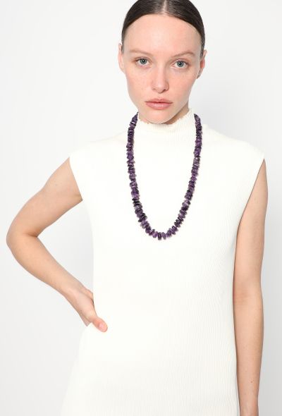 Vintage Fine Jewelry Amethyst Necklace - 2 Vintage Fine Jewelry Amethyst Necklace - 2