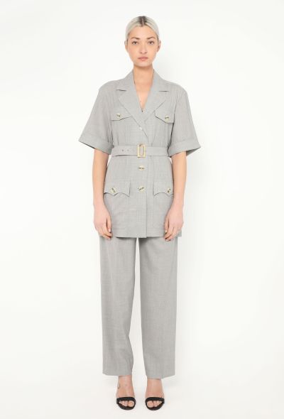 Saint Laurent 1999 Belted Saharan Ensemble - 1 Saint Laurent 1999 Belted Saharan Ensemble - 1