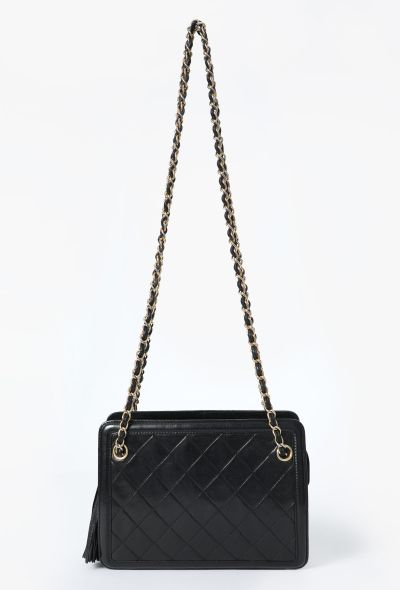 Chanel Vintage '90s Quilted Tassel Shoulder Bag - 1