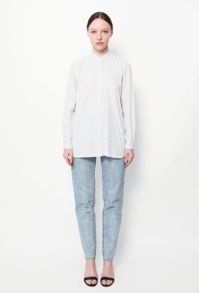                                         Charvet Pinstripe Cotton Shirt-2