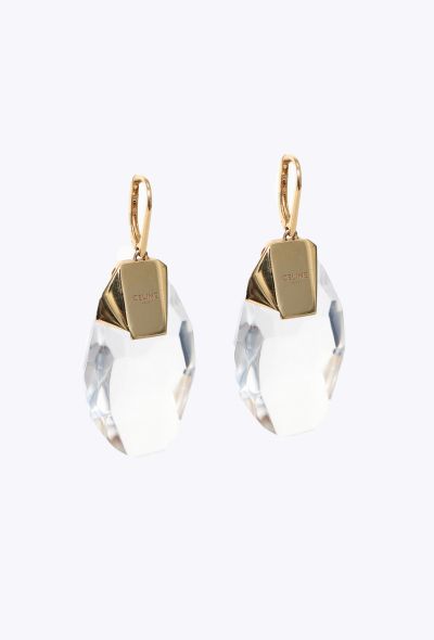 Céline 2024 Crystal Oval Earrings - 1