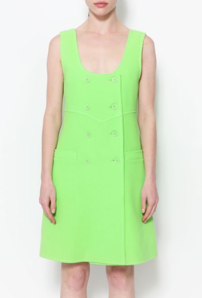                                         '90s Neon Double-Breasted Dress-2