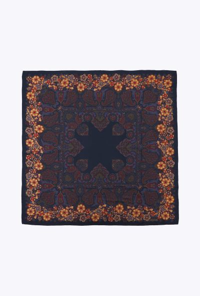 Chanel Vintage Byzantine Gripoix Silk Scarf - 1
