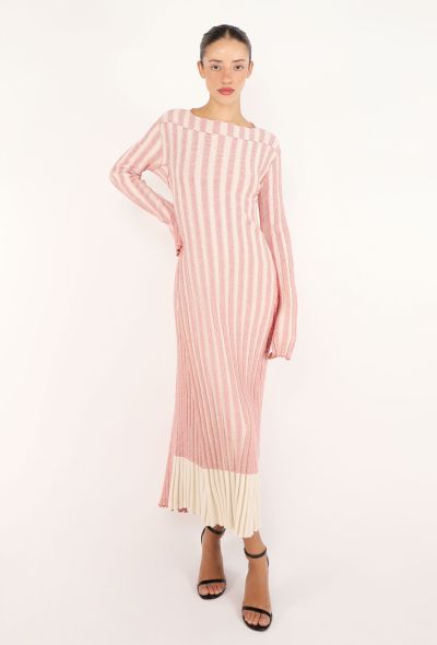 Céline Ribbed Knit Chevron Dress, 2017 - 2