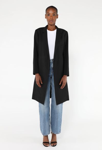 Céline S/S 2017 Tailored Crêpe Coat - 1