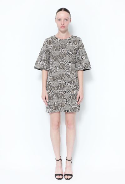 Chanel 2015 Lamé Intarsia Knit Dress - 1