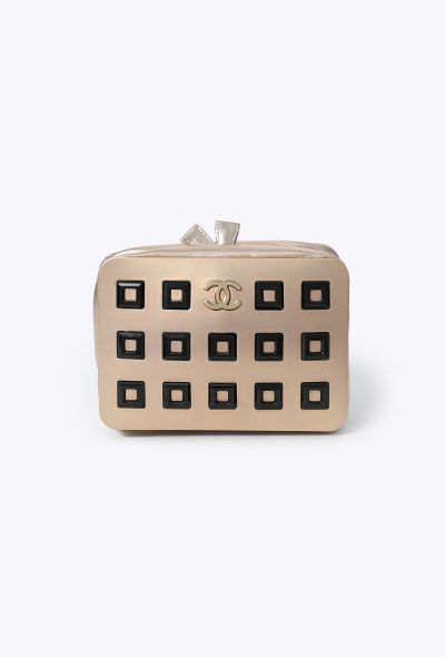 Chanel 2006 Metallic Minaudière Clutch - 1
