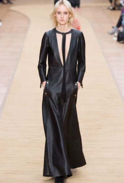 Chloé F/W 2016 Leather Maxi Dress - 2
