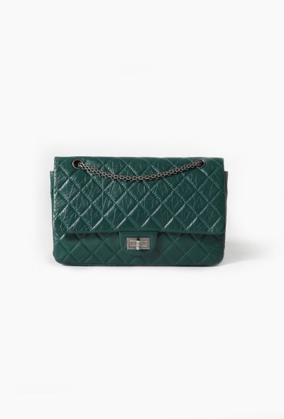 Chanel Green 2.55 Jumbo Flap Bag - 1 Chanel Green 2.55 Jumbo Flap Bag - 1