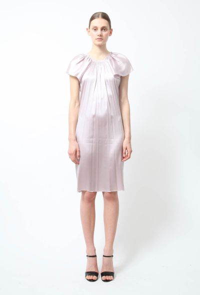                                         Lavender Silk Draped dress-2