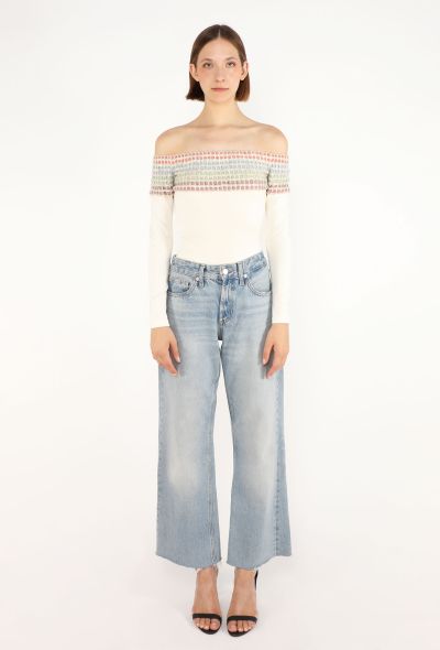 Alaïa Rainbow Trim Bodysuit, 1990s - 1