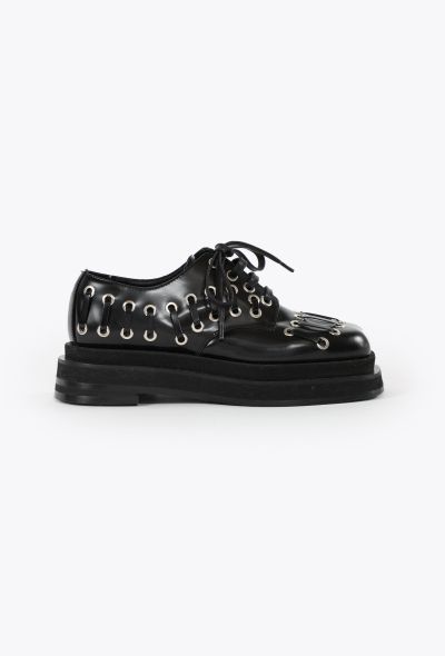 Simone Rocha Eyelet Platform Derbies - 1