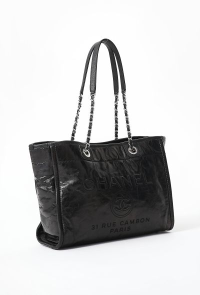 Chanel Patent Deauville Tote Bag - 2