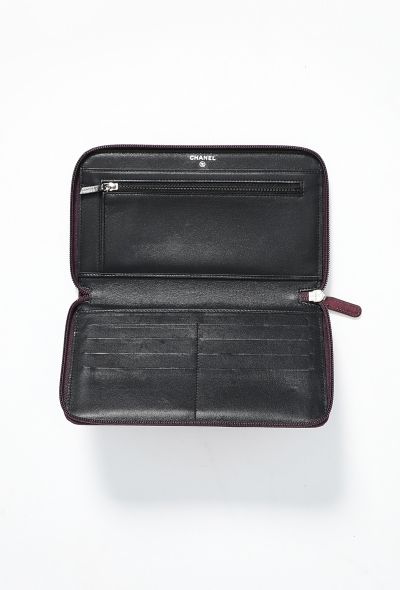 Chanel Patent Long Zipped Wallet - 2