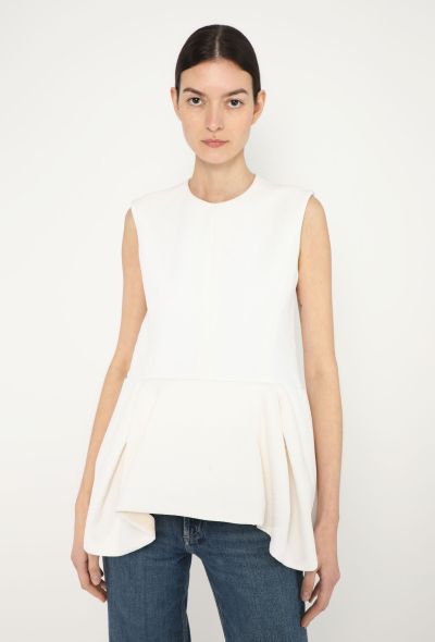 Céline S/S 2012 Jacquard Peplum Top - 1 Céline S/S 2012 Jacquard Peplum Top - 1