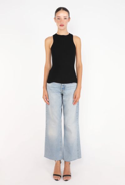 The Row Ribbed Knit Tank Top - 2