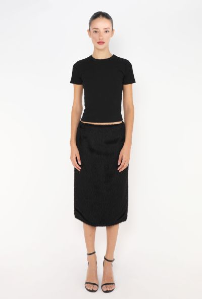 Céline Faux Fur Midi Skirt, Pre-Fall 2012 - 1