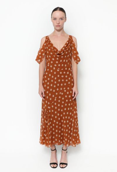                             F/W 2005 Ruched Silk Dress