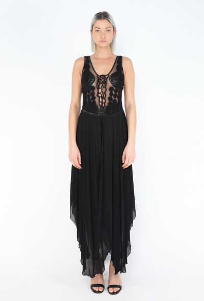 Jean Paul Gaultier '90s Passementerie Open-Back Dress - 1