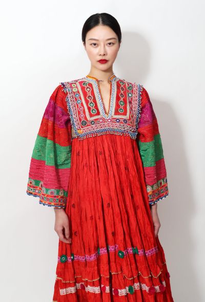                                         Traditional Hand Embroidered Ethnic Dress -1