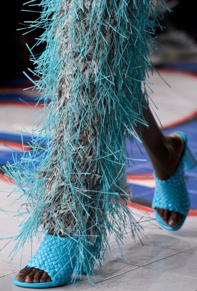 Bottega Veneta S/S 2024 Atomic Intrecciato Mules - 2