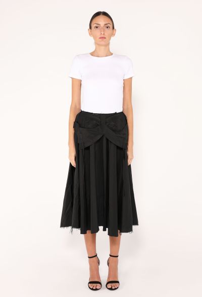 Maison Margiela 2024 Transformable Taffeta Draped Skirt - 1