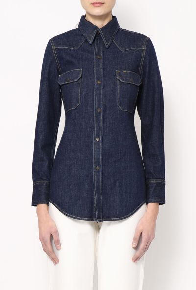 Calvin Klein F/W 2017 Raw Denim Shirt - 1