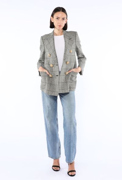 Valentino Houndstooth Double-Breasted Blazer, Resort 2025 - 1