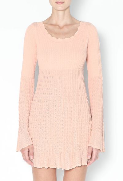 Alaïa Early '90s Scalloped Knit Dress - 2 Alaïa Early '90s Scalloped Knit Dress - 2