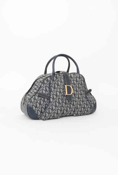 Christian Dior Diorissimo Double Saddle Bowler Bag - 2