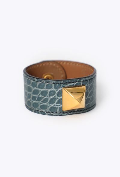 Hermès Alligator Médor Bracelet - 2