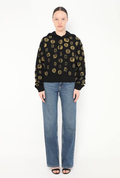 Chanel 2021 Cashmere 'CC' Emblem Hoodie Black - 2 Chanel 2021 Cashmere 'CC' Emblem Hoodie Black - 2