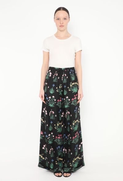 Valentino Floral Silk Pajama Ensemble - 2 Valentino Floral Silk Pajama Ensemble - 2