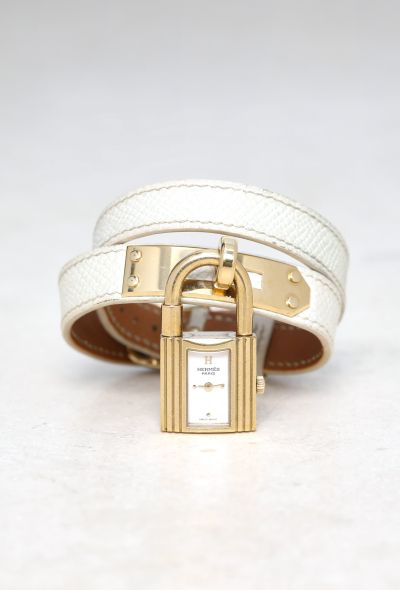 Hermès Craie Epsom Double Tour Kelly Watch - 1 Hermès Craie Epsom Double Tour Kelly Watch - 1