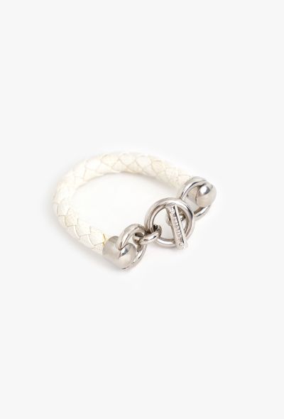 Prada Saffiano Leather Toggle Bracelet - 1 Prada Saffiano Leather Toggle Bracelet - 1
