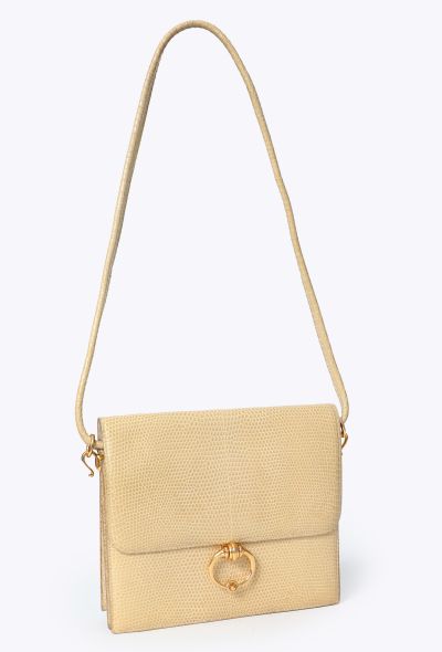 Hermès Vintage Lizard Sequana Shoulder Bag - 2