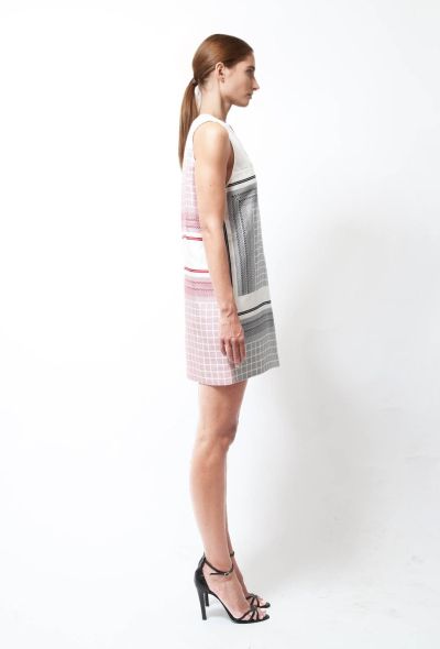                                         Geometrical Print Shift Dress-2