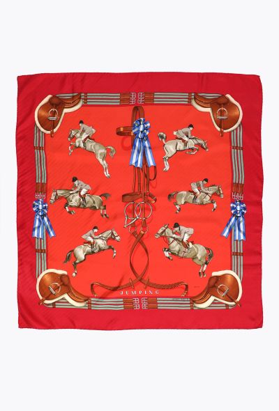 Hermès 1971 'Jumping' 90cm Silk Carré - 2 Hermès 1971 'Jumping' 90cm Silk Carré - 2