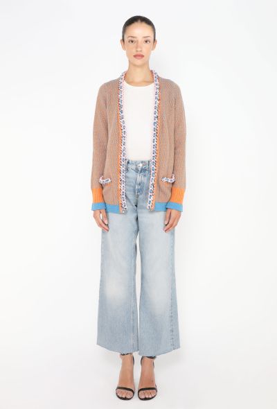 Chanel Cashmere Braided Trim Cardigan - 2 Chanel Cashmere Braided Trim Cardigan - 2