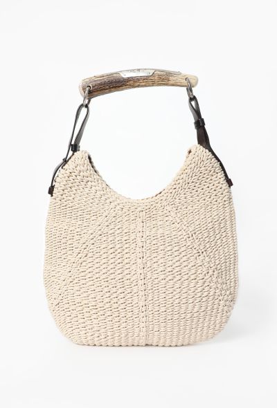 Saint Laurent Rare 2000s Woven Rope Mombasa Bag - 1
